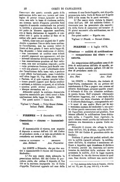 Annali della giurisprudenza italiana raccolta generale delle decisioni delle Corti di cassazione e d'appello in materia civile, criminale, commerciale, di diritto pubblico e amministrativo, e di procedura civile e penale