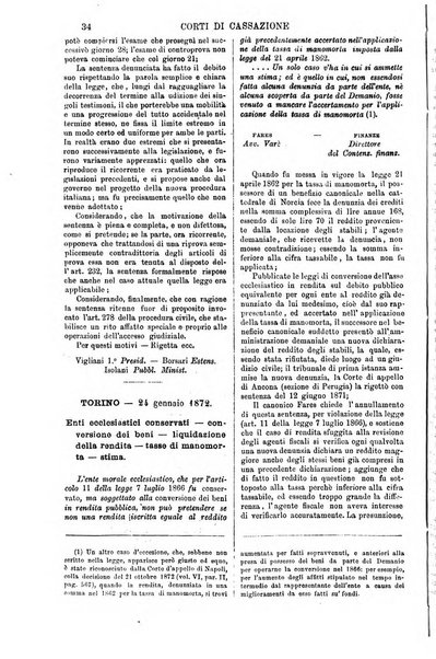 Annali della giurisprudenza italiana raccolta generale delle decisioni delle Corti di cassazione e d'appello in materia civile, criminale, commerciale, di diritto pubblico e amministrativo, e di procedura civile e penale