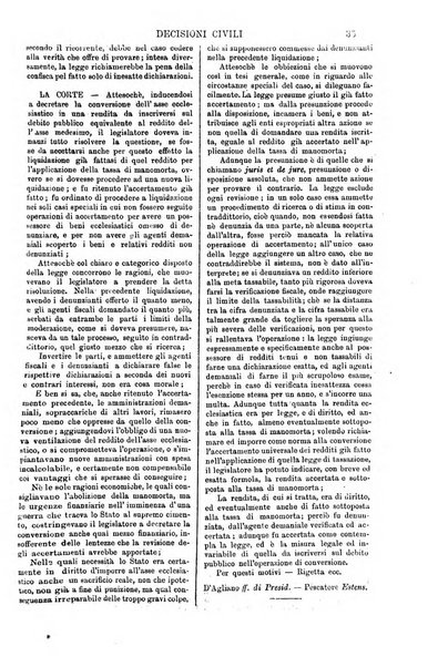 Annali della giurisprudenza italiana raccolta generale delle decisioni delle Corti di cassazione e d'appello in materia civile, criminale, commerciale, di diritto pubblico e amministrativo, e di procedura civile e penale