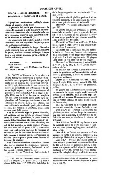 Annali della giurisprudenza italiana raccolta generale delle decisioni delle Corti di cassazione e d'appello in materia civile, criminale, commerciale, di diritto pubblico e amministrativo, e di procedura civile e penale