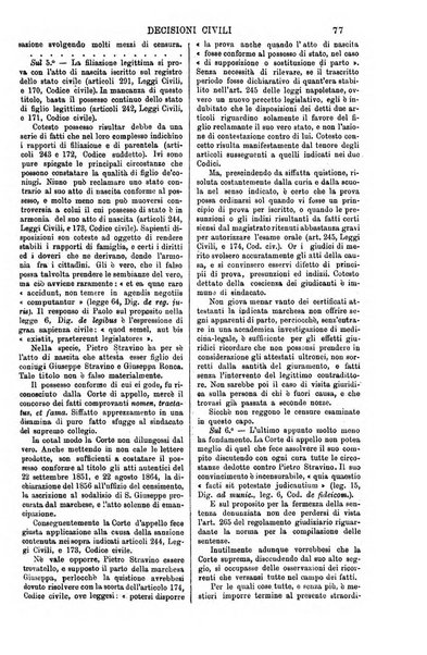 Annali della giurisprudenza italiana raccolta generale delle decisioni delle Corti di cassazione e d'appello in materia civile, criminale, commerciale, di diritto pubblico e amministrativo, e di procedura civile e penale