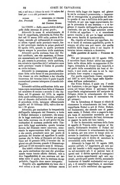 Annali della giurisprudenza italiana raccolta generale delle decisioni delle Corti di cassazione e d'appello in materia civile, criminale, commerciale, di diritto pubblico e amministrativo, e di procedura civile e penale