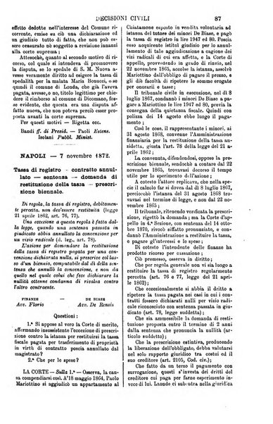 Annali della giurisprudenza italiana raccolta generale delle decisioni delle Corti di cassazione e d'appello in materia civile, criminale, commerciale, di diritto pubblico e amministrativo, e di procedura civile e penale