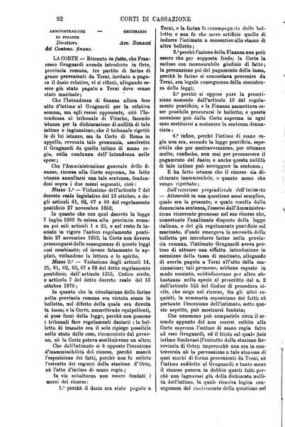 Annali della giurisprudenza italiana raccolta generale delle decisioni delle Corti di cassazione e d'appello in materia civile, criminale, commerciale, di diritto pubblico e amministrativo, e di procedura civile e penale