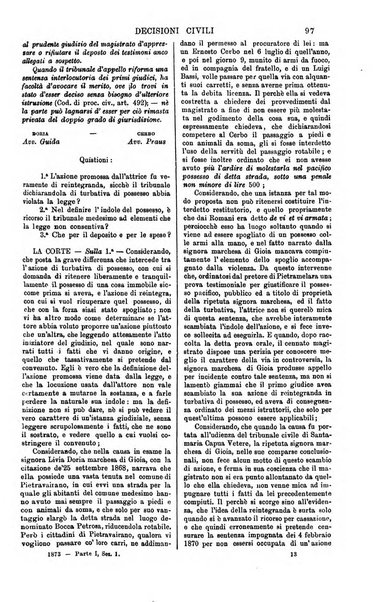 Annali della giurisprudenza italiana raccolta generale delle decisioni delle Corti di cassazione e d'appello in materia civile, criminale, commerciale, di diritto pubblico e amministrativo, e di procedura civile e penale