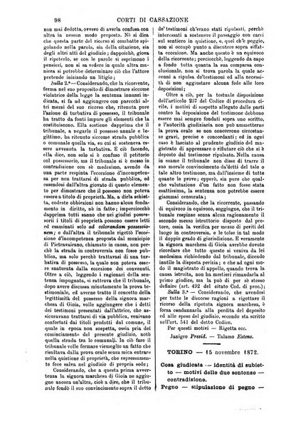 Annali della giurisprudenza italiana raccolta generale delle decisioni delle Corti di cassazione e d'appello in materia civile, criminale, commerciale, di diritto pubblico e amministrativo, e di procedura civile e penale