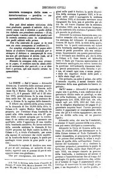 Annali della giurisprudenza italiana raccolta generale delle decisioni delle Corti di cassazione e d'appello in materia civile, criminale, commerciale, di diritto pubblico e amministrativo, e di procedura civile e penale