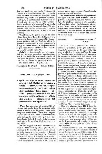 Annali della giurisprudenza italiana raccolta generale delle decisioni delle Corti di cassazione e d'appello in materia civile, criminale, commerciale, di diritto pubblico e amministrativo, e di procedura civile e penale