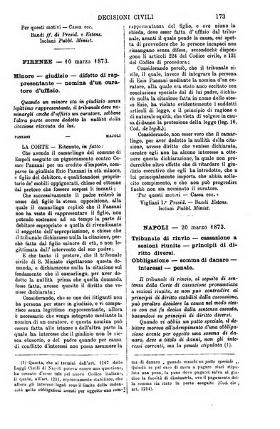 Annali della giurisprudenza italiana raccolta generale delle decisioni delle Corti di cassazione e d'appello in materia civile, criminale, commerciale, di diritto pubblico e amministrativo, e di procedura civile e penale