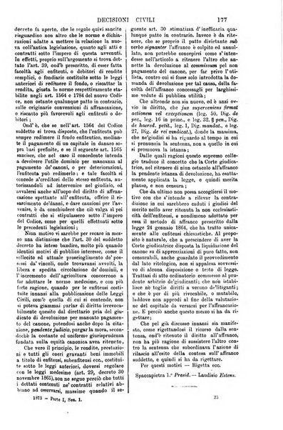 Annali della giurisprudenza italiana raccolta generale delle decisioni delle Corti di cassazione e d'appello in materia civile, criminale, commerciale, di diritto pubblico e amministrativo, e di procedura civile e penale