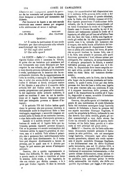 Annali della giurisprudenza italiana raccolta generale delle decisioni delle Corti di cassazione e d'appello in materia civile, criminale, commerciale, di diritto pubblico e amministrativo, e di procedura civile e penale