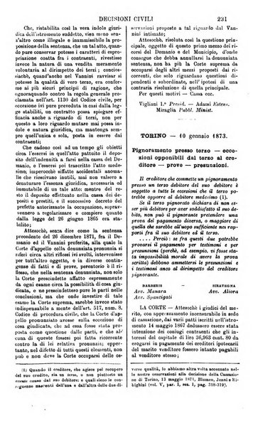 Annali della giurisprudenza italiana raccolta generale delle decisioni delle Corti di cassazione e d'appello in materia civile, criminale, commerciale, di diritto pubblico e amministrativo, e di procedura civile e penale