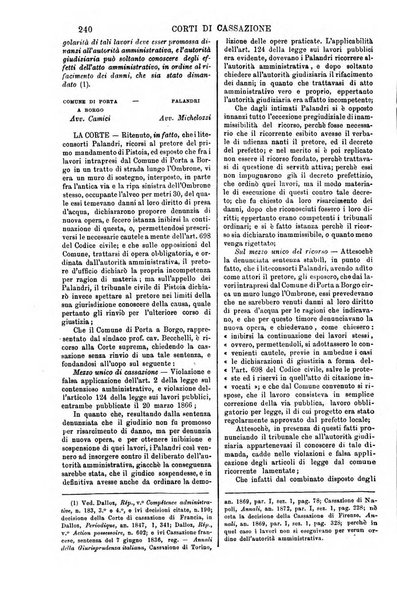 Annali della giurisprudenza italiana raccolta generale delle decisioni delle Corti di cassazione e d'appello in materia civile, criminale, commerciale, di diritto pubblico e amministrativo, e di procedura civile e penale