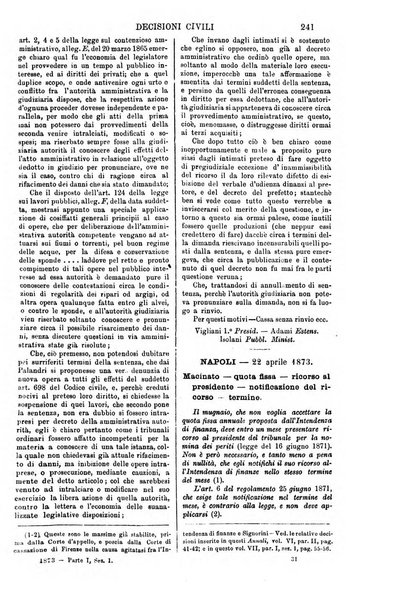 Annali della giurisprudenza italiana raccolta generale delle decisioni delle Corti di cassazione e d'appello in materia civile, criminale, commerciale, di diritto pubblico e amministrativo, e di procedura civile e penale