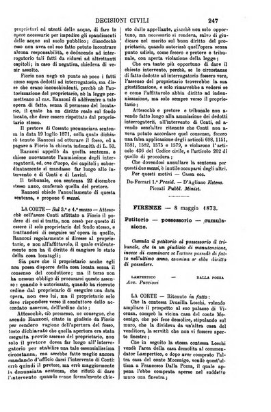 Annali della giurisprudenza italiana raccolta generale delle decisioni delle Corti di cassazione e d'appello in materia civile, criminale, commerciale, di diritto pubblico e amministrativo, e di procedura civile e penale