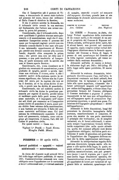 Annali della giurisprudenza italiana raccolta generale delle decisioni delle Corti di cassazione e d'appello in materia civile, criminale, commerciale, di diritto pubblico e amministrativo, e di procedura civile e penale