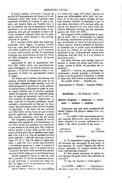 Annali della giurisprudenza italiana raccolta generale delle decisioni delle Corti di cassazione e d'appello in materia civile, criminale, commerciale, di diritto pubblico e amministrativo, e di procedura civile e penale