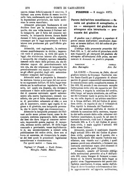 Annali della giurisprudenza italiana raccolta generale delle decisioni delle Corti di cassazione e d'appello in materia civile, criminale, commerciale, di diritto pubblico e amministrativo, e di procedura civile e penale