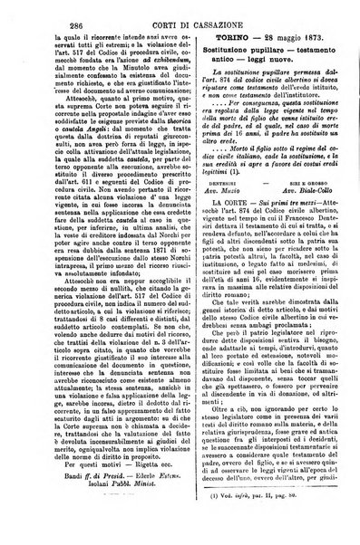 Annali della giurisprudenza italiana raccolta generale delle decisioni delle Corti di cassazione e d'appello in materia civile, criminale, commerciale, di diritto pubblico e amministrativo, e di procedura civile e penale