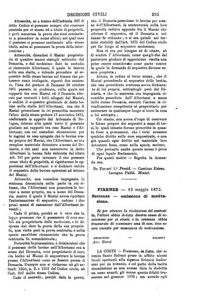 Annali della giurisprudenza italiana raccolta generale delle decisioni delle Corti di cassazione e d'appello in materia civile, criminale, commerciale, di diritto pubblico e amministrativo, e di procedura civile e penale