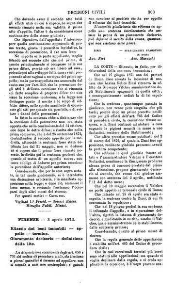 Annali della giurisprudenza italiana raccolta generale delle decisioni delle Corti di cassazione e d'appello in materia civile, criminale, commerciale, di diritto pubblico e amministrativo, e di procedura civile e penale