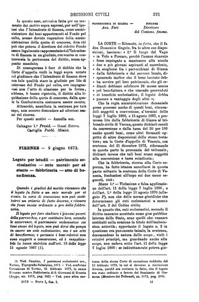 Annali della giurisprudenza italiana raccolta generale delle decisioni delle Corti di cassazione e d'appello in materia civile, criminale, commerciale, di diritto pubblico e amministrativo, e di procedura civile e penale