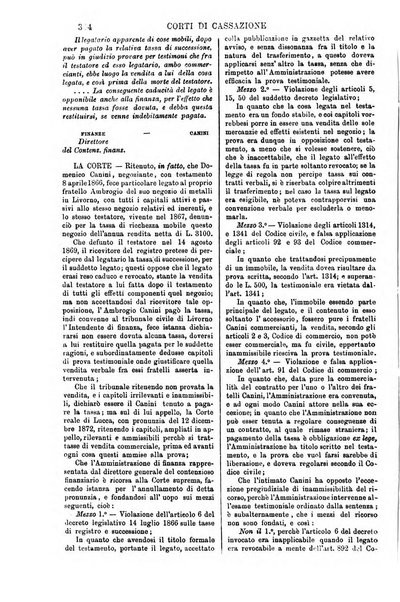 Annali della giurisprudenza italiana raccolta generale delle decisioni delle Corti di cassazione e d'appello in materia civile, criminale, commerciale, di diritto pubblico e amministrativo, e di procedura civile e penale