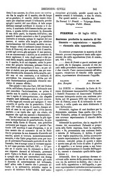 Annali della giurisprudenza italiana raccolta generale delle decisioni delle Corti di cassazione e d'appello in materia civile, criminale, commerciale, di diritto pubblico e amministrativo, e di procedura civile e penale