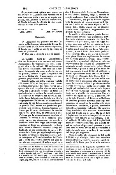 Annali della giurisprudenza italiana raccolta generale delle decisioni delle Corti di cassazione e d'appello in materia civile, criminale, commerciale, di diritto pubblico e amministrativo, e di procedura civile e penale