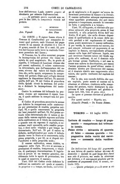 Annali della giurisprudenza italiana raccolta generale delle decisioni delle Corti di cassazione e d'appello in materia civile, criminale, commerciale, di diritto pubblico e amministrativo, e di procedura civile e penale