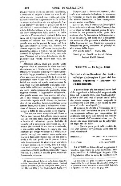 Annali della giurisprudenza italiana raccolta generale delle decisioni delle Corti di cassazione e d'appello in materia civile, criminale, commerciale, di diritto pubblico e amministrativo, e di procedura civile e penale