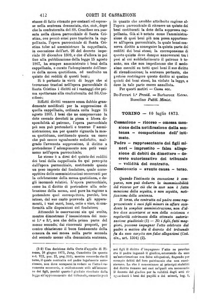 Annali della giurisprudenza italiana raccolta generale delle decisioni delle Corti di cassazione e d'appello in materia civile, criminale, commerciale, di diritto pubblico e amministrativo, e di procedura civile e penale