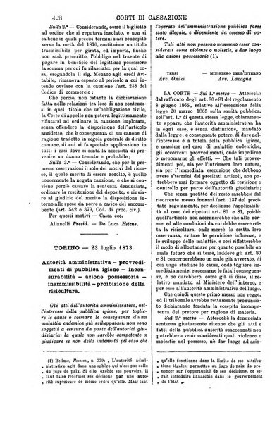 Annali della giurisprudenza italiana raccolta generale delle decisioni delle Corti di cassazione e d'appello in materia civile, criminale, commerciale, di diritto pubblico e amministrativo, e di procedura civile e penale