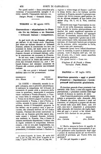 Annali della giurisprudenza italiana raccolta generale delle decisioni delle Corti di cassazione e d'appello in materia civile, criminale, commerciale, di diritto pubblico e amministrativo, e di procedura civile e penale