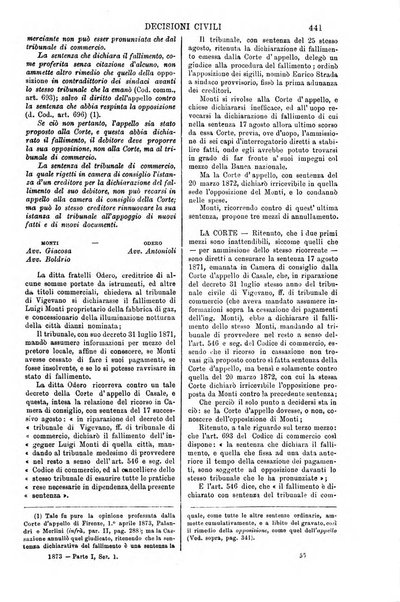 Annali della giurisprudenza italiana raccolta generale delle decisioni delle Corti di cassazione e d'appello in materia civile, criminale, commerciale, di diritto pubblico e amministrativo, e di procedura civile e penale