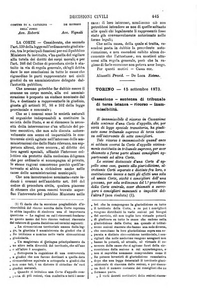 Annali della giurisprudenza italiana raccolta generale delle decisioni delle Corti di cassazione e d'appello in materia civile, criminale, commerciale, di diritto pubblico e amministrativo, e di procedura civile e penale