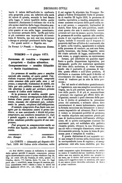 Annali della giurisprudenza italiana raccolta generale delle decisioni delle Corti di cassazione e d'appello in materia civile, criminale, commerciale, di diritto pubblico e amministrativo, e di procedura civile e penale