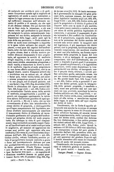 Annali della giurisprudenza italiana raccolta generale delle decisioni delle Corti di cassazione e d'appello in materia civile, criminale, commerciale, di diritto pubblico e amministrativo, e di procedura civile e penale