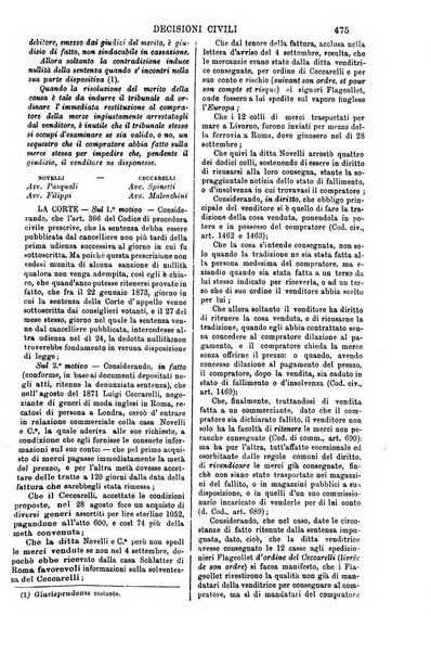 Annali della giurisprudenza italiana raccolta generale delle decisioni delle Corti di cassazione e d'appello in materia civile, criminale, commerciale, di diritto pubblico e amministrativo, e di procedura civile e penale