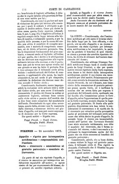 Annali della giurisprudenza italiana raccolta generale delle decisioni delle Corti di cassazione e d'appello in materia civile, criminale, commerciale, di diritto pubblico e amministrativo, e di procedura civile e penale