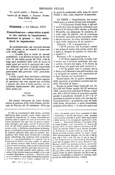 Annali della giurisprudenza italiana raccolta generale delle decisioni delle Corti di cassazione e d'appello in materia civile, criminale, commerciale, di diritto pubblico e amministrativo, e di procedura civile e penale