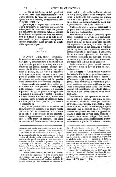 Annali della giurisprudenza italiana raccolta generale delle decisioni delle Corti di cassazione e d'appello in materia civile, criminale, commerciale, di diritto pubblico e amministrativo, e di procedura civile e penale