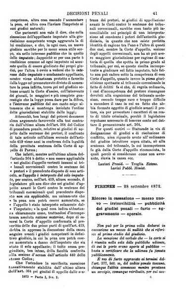 Annali della giurisprudenza italiana raccolta generale delle decisioni delle Corti di cassazione e d'appello in materia civile, criminale, commerciale, di diritto pubblico e amministrativo, e di procedura civile e penale