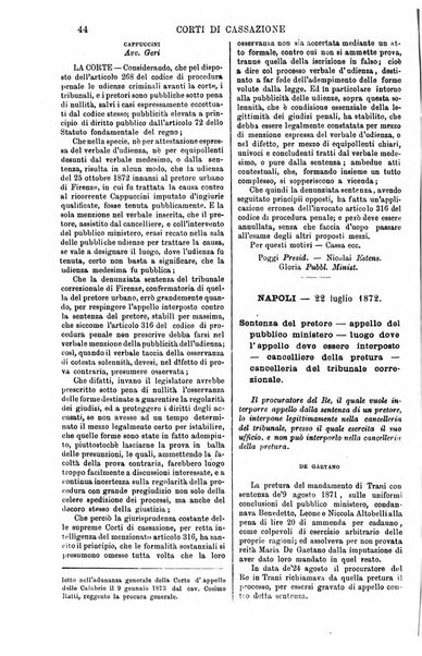 Annali della giurisprudenza italiana raccolta generale delle decisioni delle Corti di cassazione e d'appello in materia civile, criminale, commerciale, di diritto pubblico e amministrativo, e di procedura civile e penale