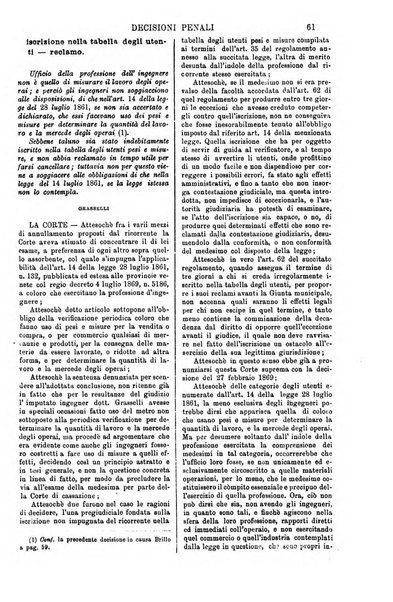 Annali della giurisprudenza italiana raccolta generale delle decisioni delle Corti di cassazione e d'appello in materia civile, criminale, commerciale, di diritto pubblico e amministrativo, e di procedura civile e penale