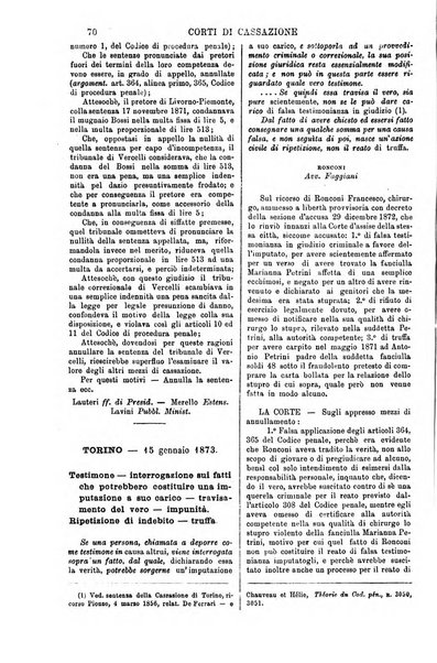 Annali della giurisprudenza italiana raccolta generale delle decisioni delle Corti di cassazione e d'appello in materia civile, criminale, commerciale, di diritto pubblico e amministrativo, e di procedura civile e penale