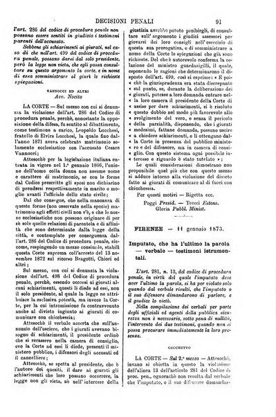 Annali della giurisprudenza italiana raccolta generale delle decisioni delle Corti di cassazione e d'appello in materia civile, criminale, commerciale, di diritto pubblico e amministrativo, e di procedura civile e penale