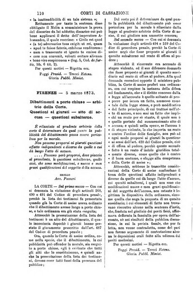 Annali della giurisprudenza italiana raccolta generale delle decisioni delle Corti di cassazione e d'appello in materia civile, criminale, commerciale, di diritto pubblico e amministrativo, e di procedura civile e penale