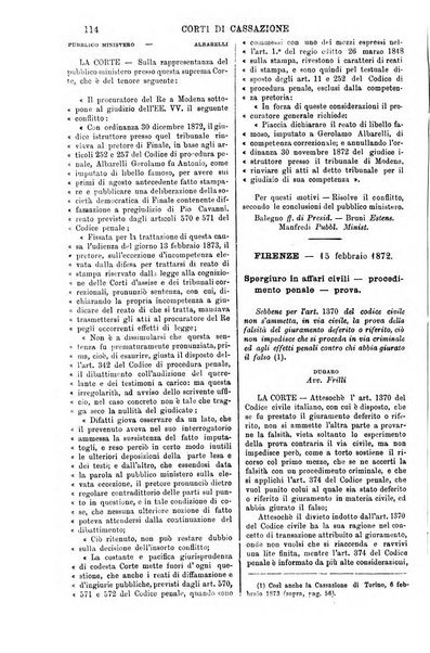 Annali della giurisprudenza italiana raccolta generale delle decisioni delle Corti di cassazione e d'appello in materia civile, criminale, commerciale, di diritto pubblico e amministrativo, e di procedura civile e penale