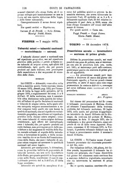 Annali della giurisprudenza italiana raccolta generale delle decisioni delle Corti di cassazione e d'appello in materia civile, criminale, commerciale, di diritto pubblico e amministrativo, e di procedura civile e penale